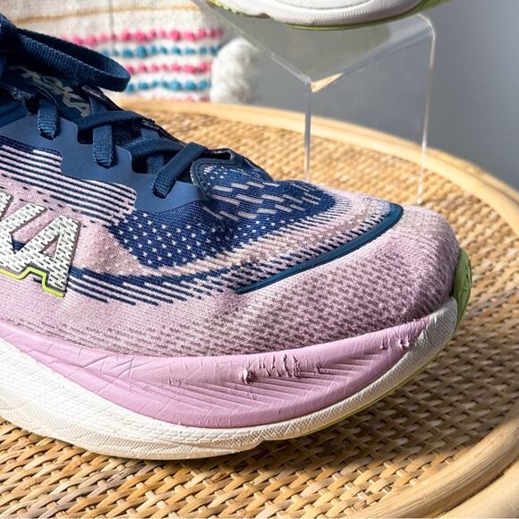 Hoka One One Skyflow Midnight Pink Twilight Road Running Sneakers Women’s 11 - Picture 9 of 9